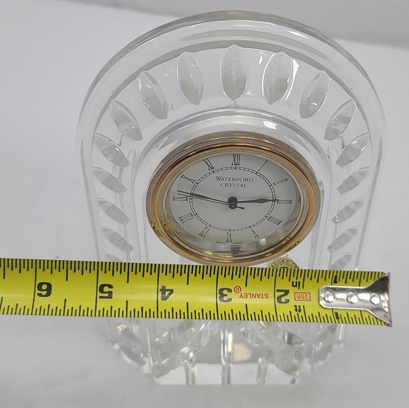 Large Waterford Germany crystal clock - Picture 3 of 9